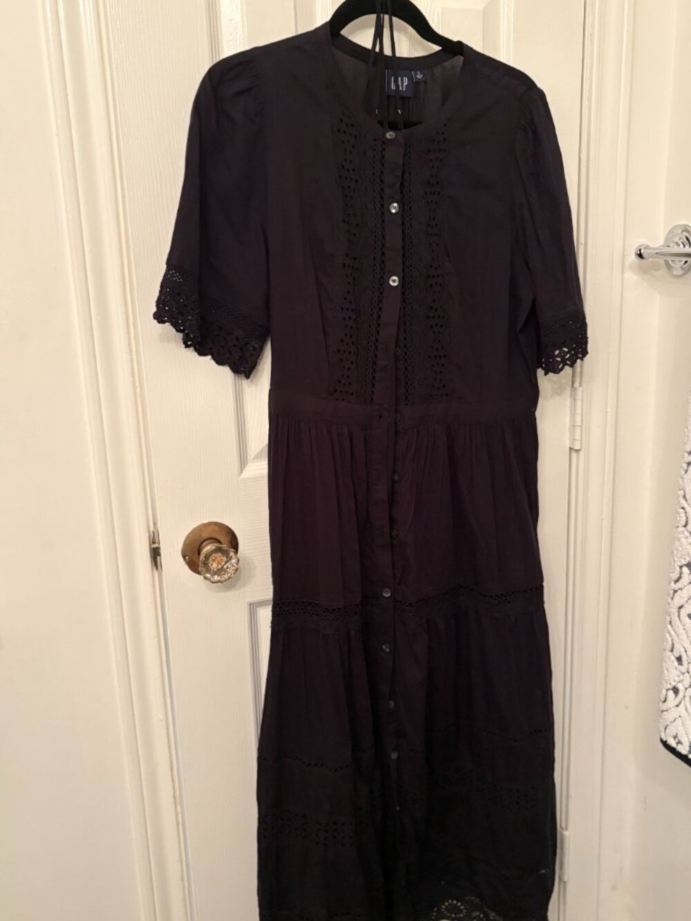Gap cotton dress with slip Size L